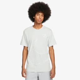 NIKE SWOOSH TEE HBR -  LIGHT SILVER — (dz2883-034)