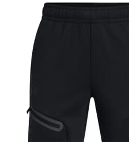 UNDER ARMOUR UNSTOPPABLE FLC JOGGER - BLACK — (1386689-001)