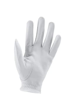 LEATHER GLOVE       WHITE/BLACK