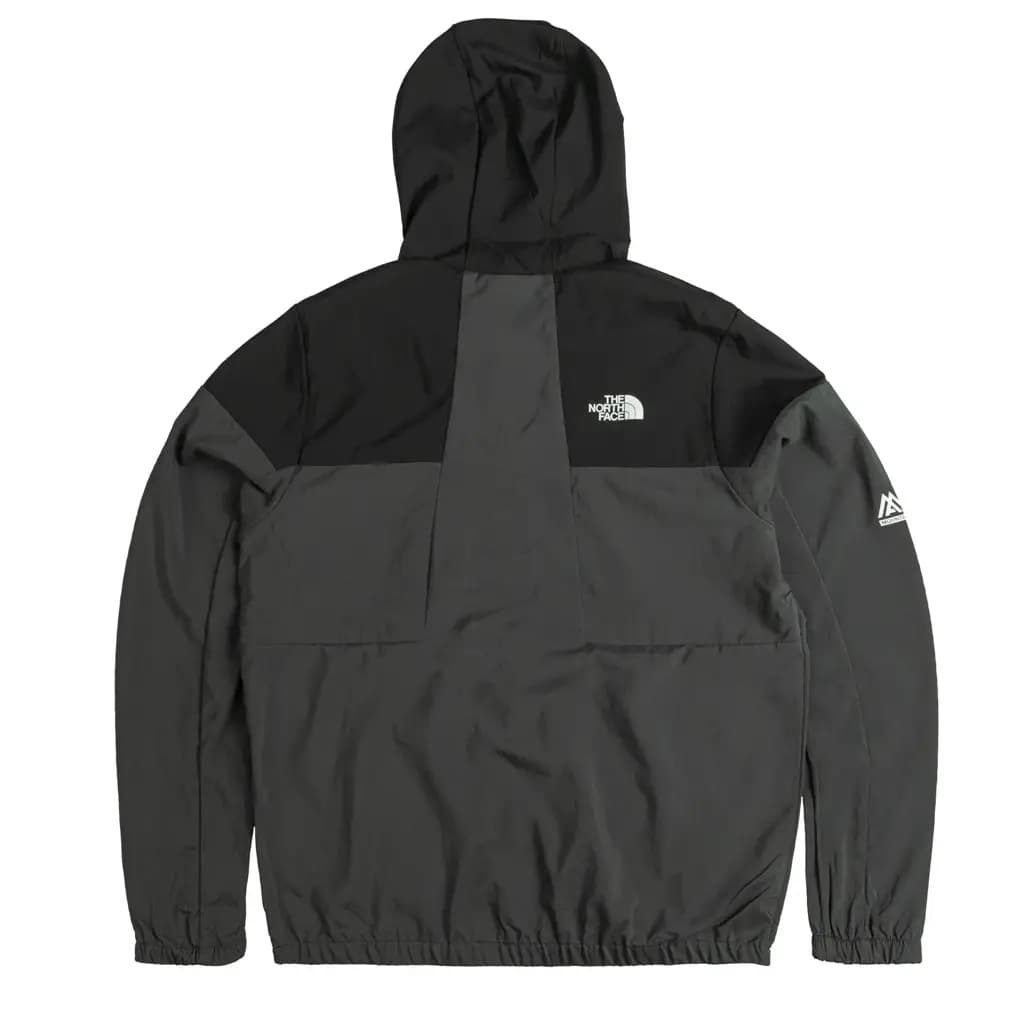 THE NORTH FACE M MA WIND TRACK HOODIE - ASPHALT GREY/TNF BLACK — (nf0a87j2mn8)