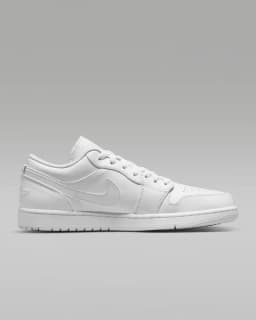 JORDAN AJ1 LOW - WHITE/WHITE-WHITE — (553558-136)