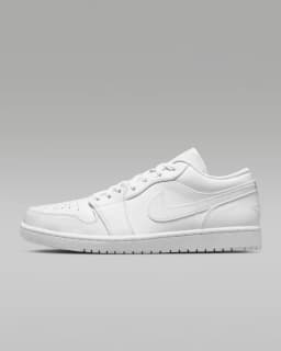 JORDAN AJ1 LOW - WHITE/WHITE-WHITE — (553558-136)