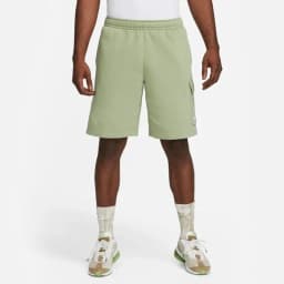 NIKE CLUB FLEECE CARGO SHORT - OIL GREEN — (cz9956-386)