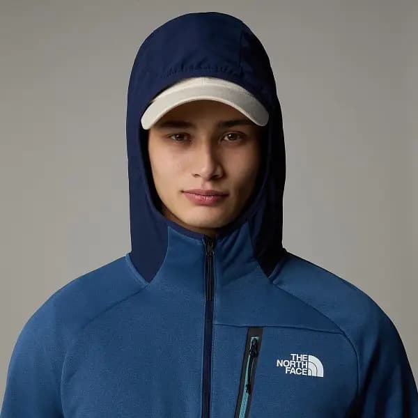 THE NORTH FACE M MOUNTAIN ATHLETICS HZ HOODIE - SHADY BLUE/SUMMIT NAVY — (nf0a893r9261)