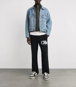 COLE BUXTON DISTRESSED DENIM JACKET - BLUE — (ss25ddj150-400)