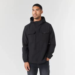CLOSURE LONDON RIPSTOP PANELLED TECH JACKET - BLACK — (clj-3142black)