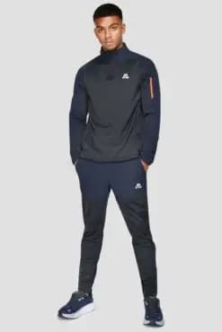 MONTIREX SUMMIT JOGGER - NAVY MARL/MIDNIGHT BLUE — (284123-416)