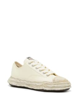 Maison Mihara Yasuhiro MIHARA PETERSON 23 LOW ORIGINAL CANVAS LOW-TOP SNEAKER - WHITE — (a12fw706-white)