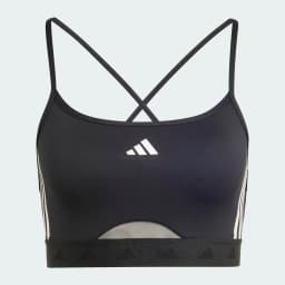 ADIDAS HYGLM BRALETTE - BLACK/WHT — (is4491)