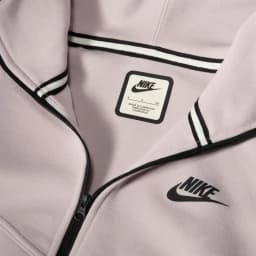 NIKE W TECH FLC WR FZ HDY - PLATINUM VIOLET/BLACK — (fb8338-019)