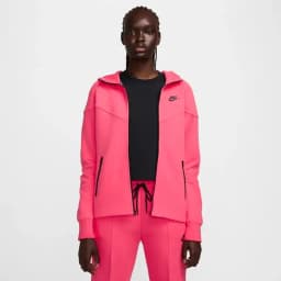 NIKE W NSW TCH FLC WR FZ HDY - ASTER PINK/BLACK — (fb8338-629)