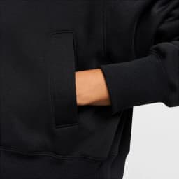 NIKE W NSW PHNX FLC OS TRK JKT - BLACK/SAIL — (fz3204-010)