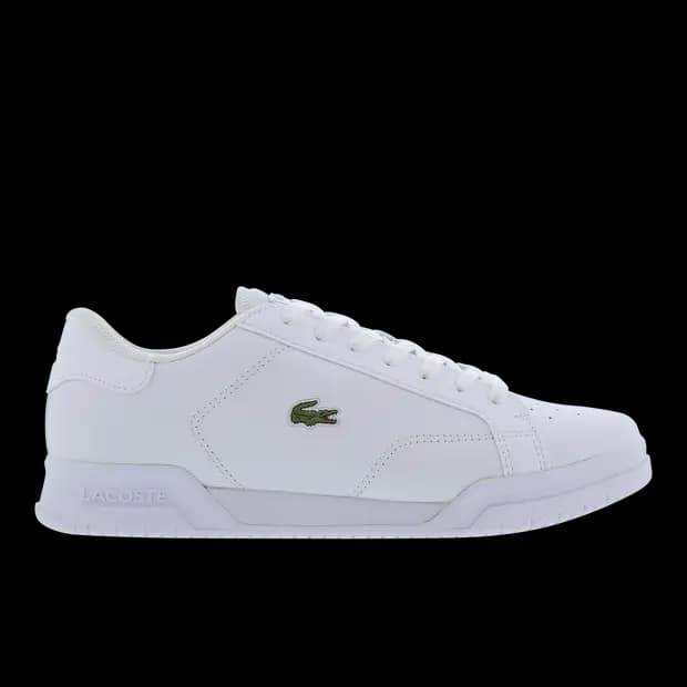 LACOSTE TWIN SERVE TRAINERS - WHITE/WHITE — (741sma001821g)