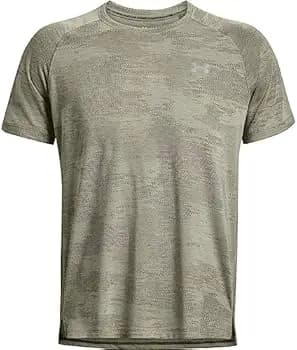 UNDER ARMOUR UA STREAKER SPEEDCAMO SS - GROVE GREEN / REFLECTIVE