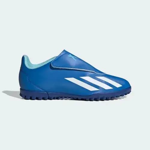 ADIDAS X CRAZYFAST.4 TURF BOOTS JUNIOR - HOOK-AND-LOOP