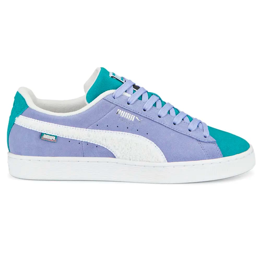 Suede FD Lavendar Pop-Deep Aqua-PUMA Whi