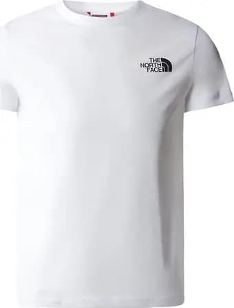 THE NORTH FACE TEEN S/S SIMPLE DOME TEE - TNF WHITE