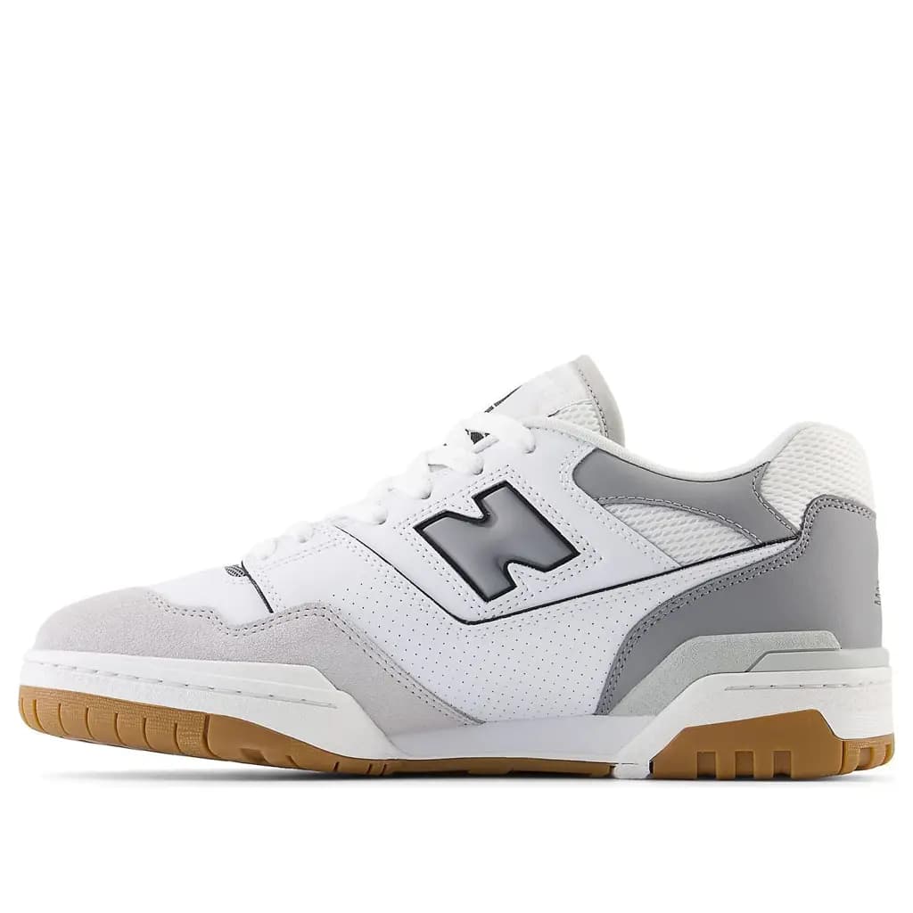 NEW BALANCE 550 TRAINERS - WHITE/SLATE GREY