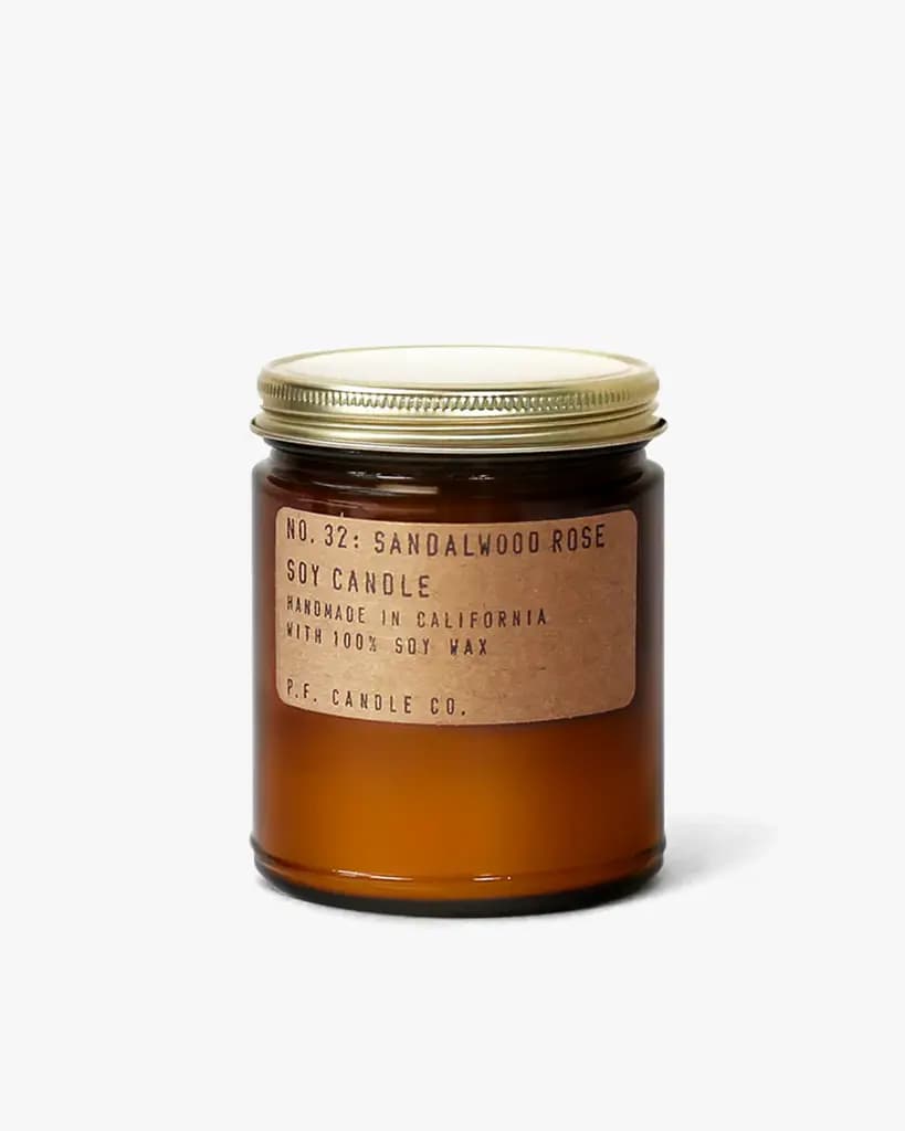 P.F. Candle Co. P.F. CANDLE CO NO.32 SANDALWOOD ROSE 7.2 OZ SOY CANDLE - BROWN — (sc32)