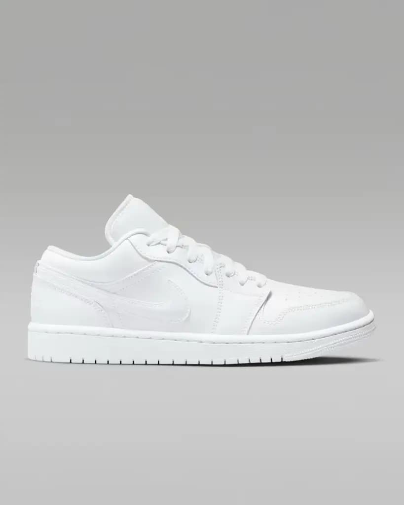 JORDAN AJ1 LOW - WHITE/WHITE — (dv0990-111)