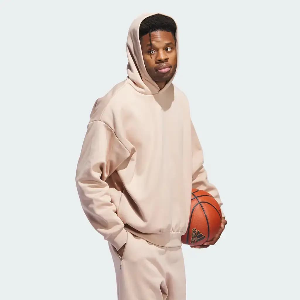 ADIDAS MENS SOFT TOUCH ONE BASKETBALL HOODIE — (IM8418)