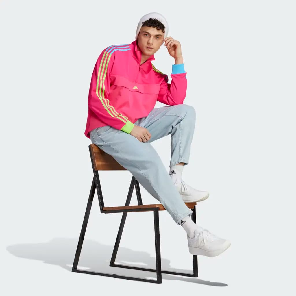 ADIDAS MENS TRACK TOP M KC HALFZIP SHOPNK — (IK7047)