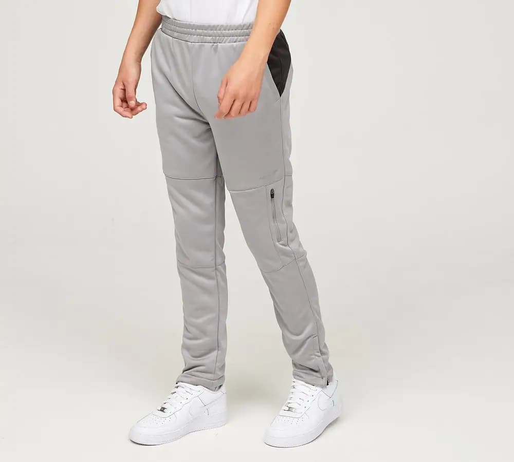CLOSURE LONDON POLY TRACK PANT - GREY/CHARCOAL — (clj-3225grey)