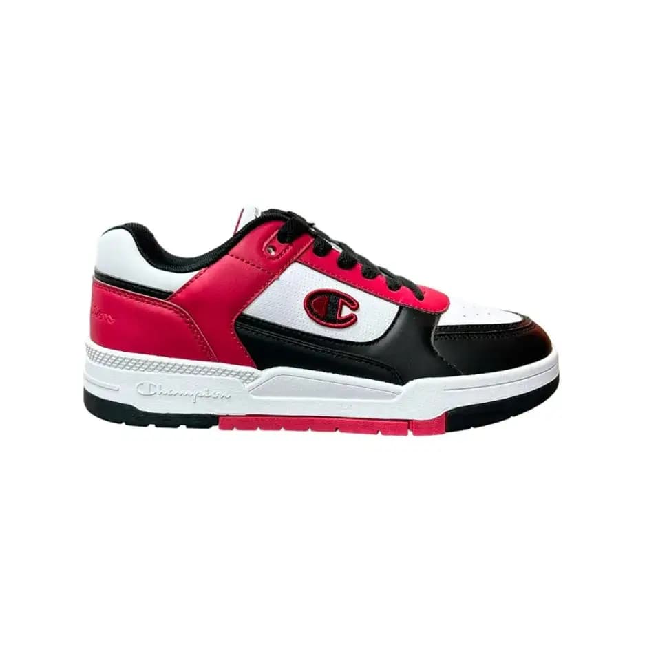 CHAMPION JNR REBOUND HERITAGE - BLACK/WHITE/BURGUNDY — (s32816-kk005)
