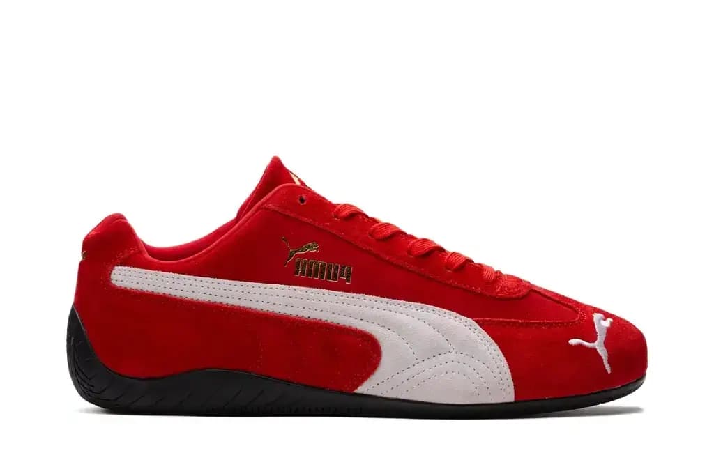 PUMA SPEEDCAT OG TRAINERS - PUMA RED/PUMA WHITE — (39884602)