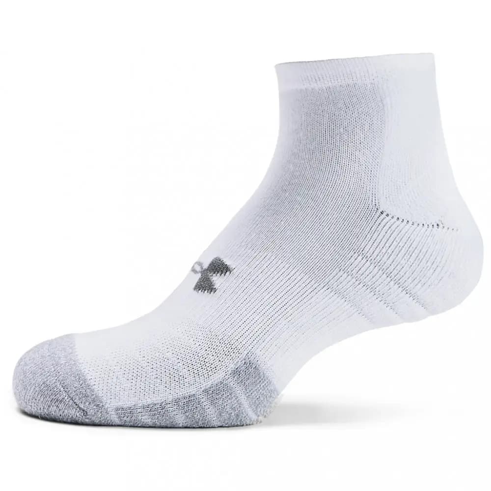 UNDER ARMOUR UA 3 PACK LOW SOCK WHITE - White — (1346753-100)